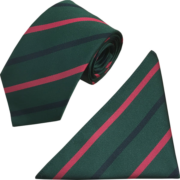Royal Green Jackets Tie & Hanky Set